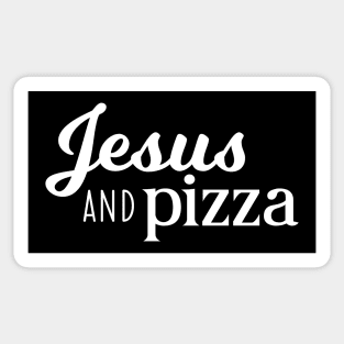 Jesus and Pizza Sticker